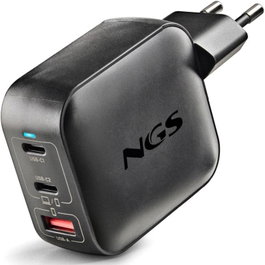 NGS BUD100WTINY Cargador de Pared GaN 100W 3 Puertos